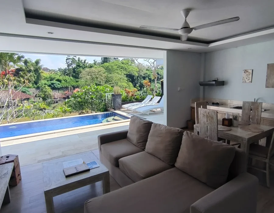 Living Room at Ubud Corner 88 Villas